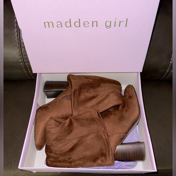 MADDEN GIRL WOMENS WINSLOWW DRESS BOOT - DARK BROWN 👢👢 - Picture 2 of 8